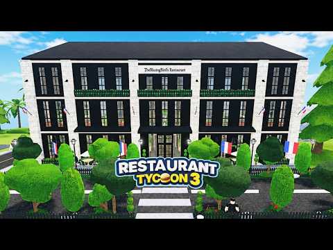 Restaurant Tycoon 3 ll FRENCH RESTAURANT (Exterior Tutorial) ll Roblox
