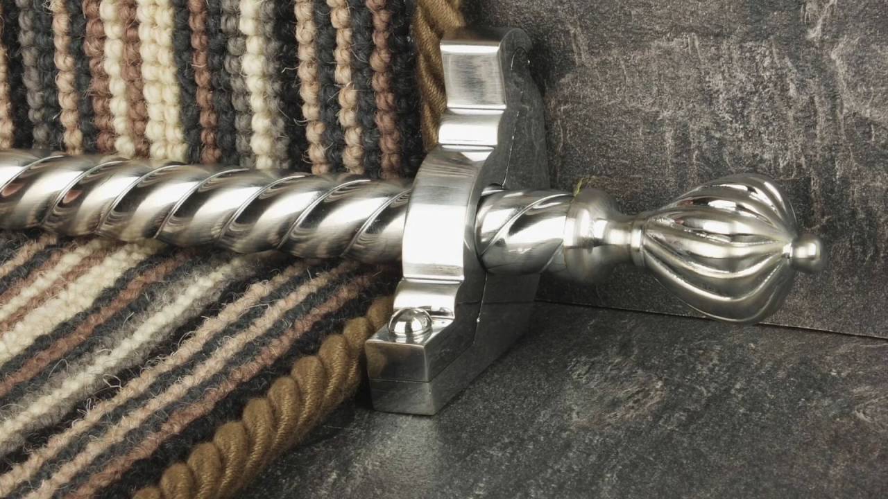 Brushed Chrome Eastern Promise Stair Rods YouTube