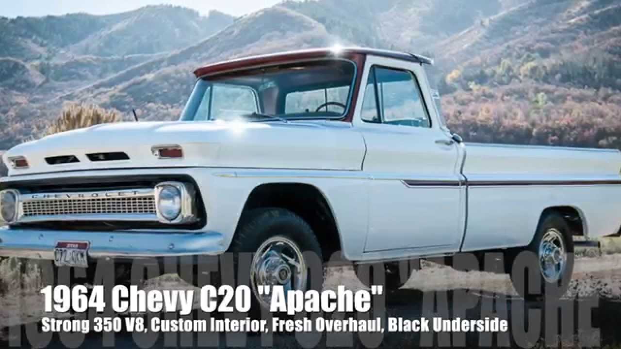 1964 Chevy C20 "Apache", STRONG 350 V8, Custom Interior ...