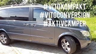 Vito Kompakt Camper Mit Sitz Schlafbank Und 208Cm Langem Bett. Küche Mit Kühlschrank Mercedes Vito