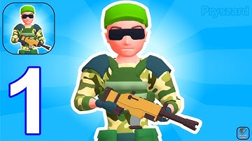 Army Stack - Gameplay Walkthrough Part 1 Levels 1-14 Army Commander (iOS,Android)