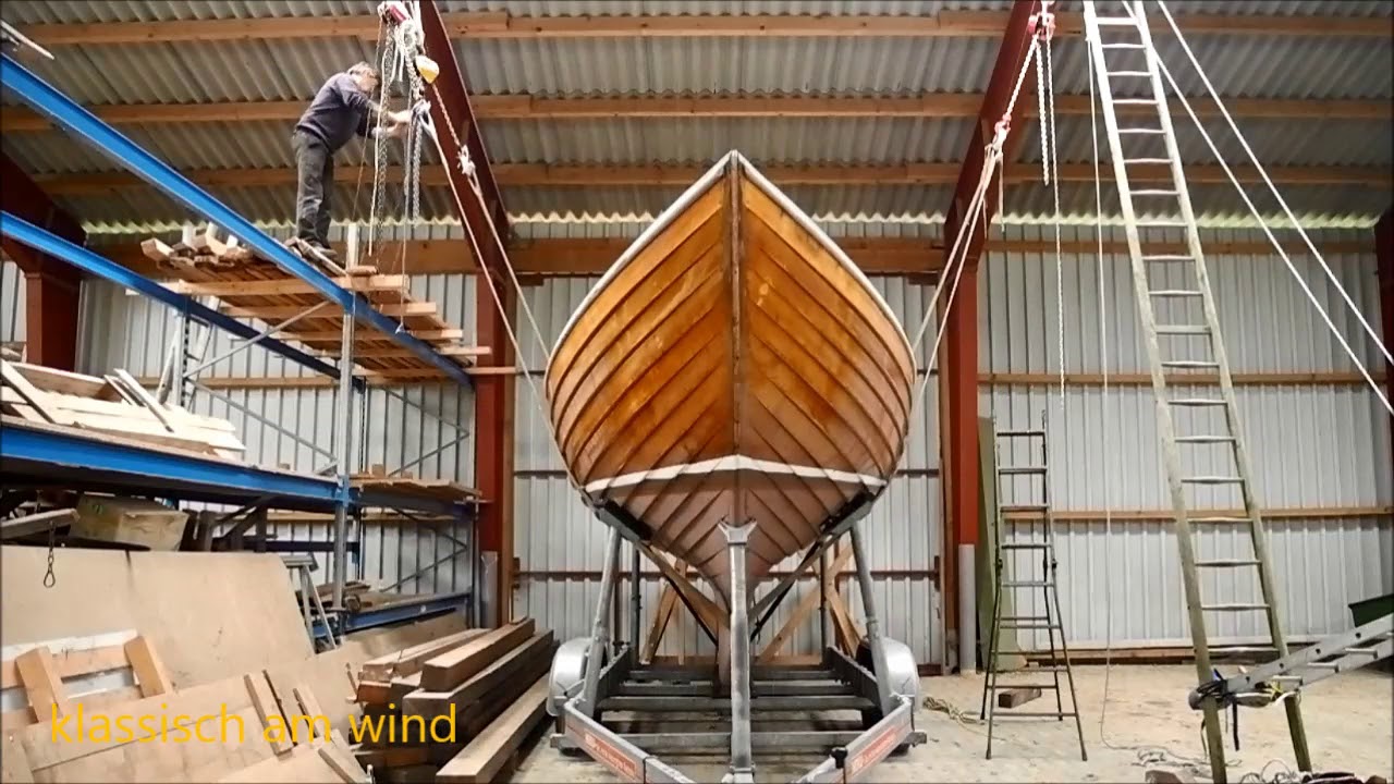 Vier Folkeboote auf drei Hängern??????