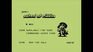 C64 Crack: Jamiro's School of Riddles Preview+ by Raiders of the Lost Empire ! 9 August 2026!
