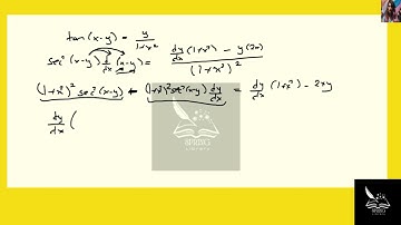 [Math] find-dydx-by-implicit-differentiation-tan-x-y-frac-y1-x2