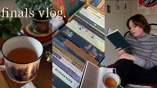 finals season vlog // cozy afternoons reading, studying for final exams, & laid back evenings