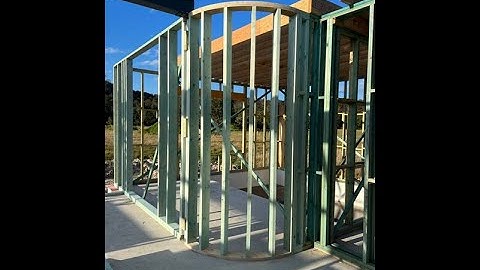 How to build a curved wall