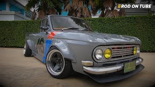 Datsun 520 ขับสี่ ขุมพลัง Boxer EJ20 บนช่วงล่าง Subaru GC8 - Rod On Tube