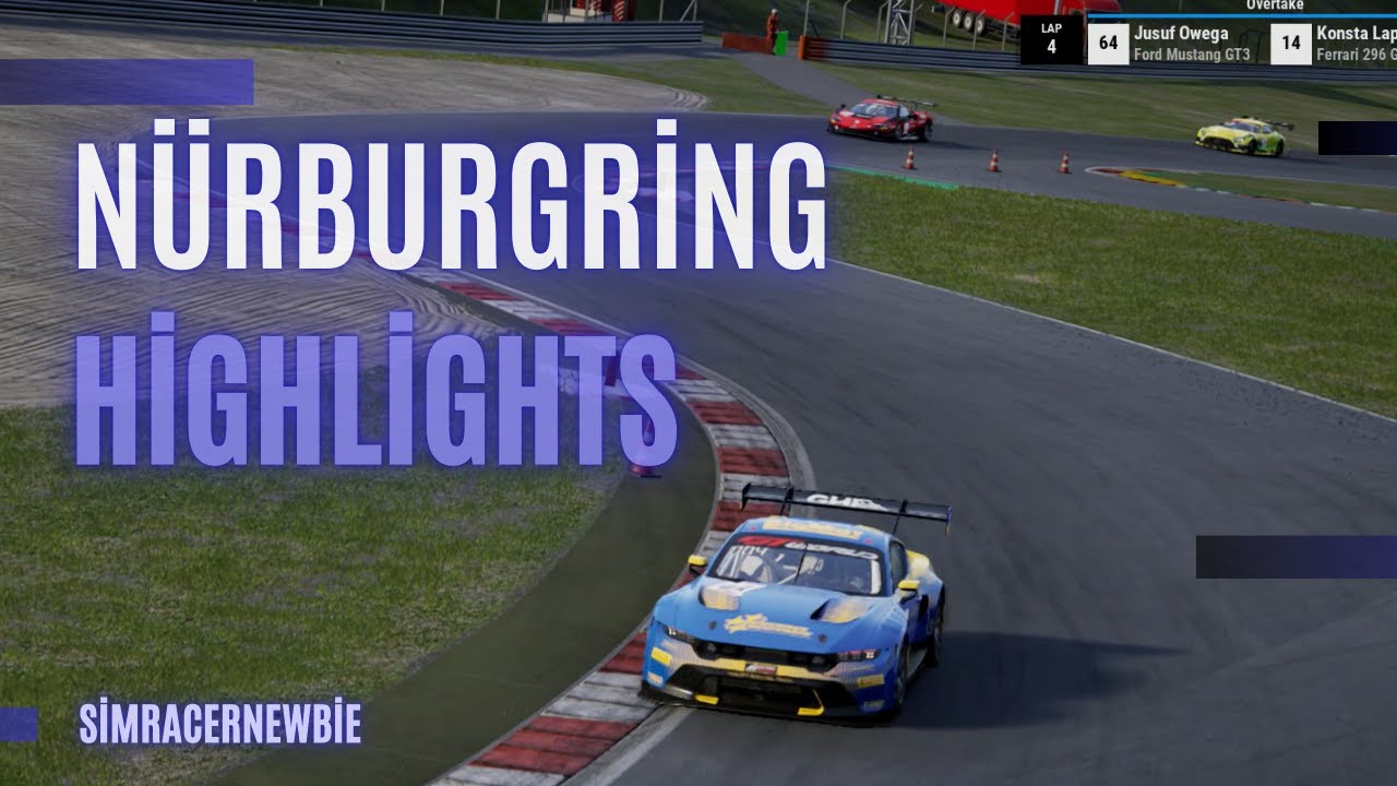 Nürburgring highlights | Assetto Corsa Competizione 2025 | SimRacerNewbie