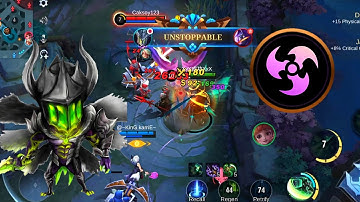 Argus emblem assassin || best build Argus 2023[MLBB]