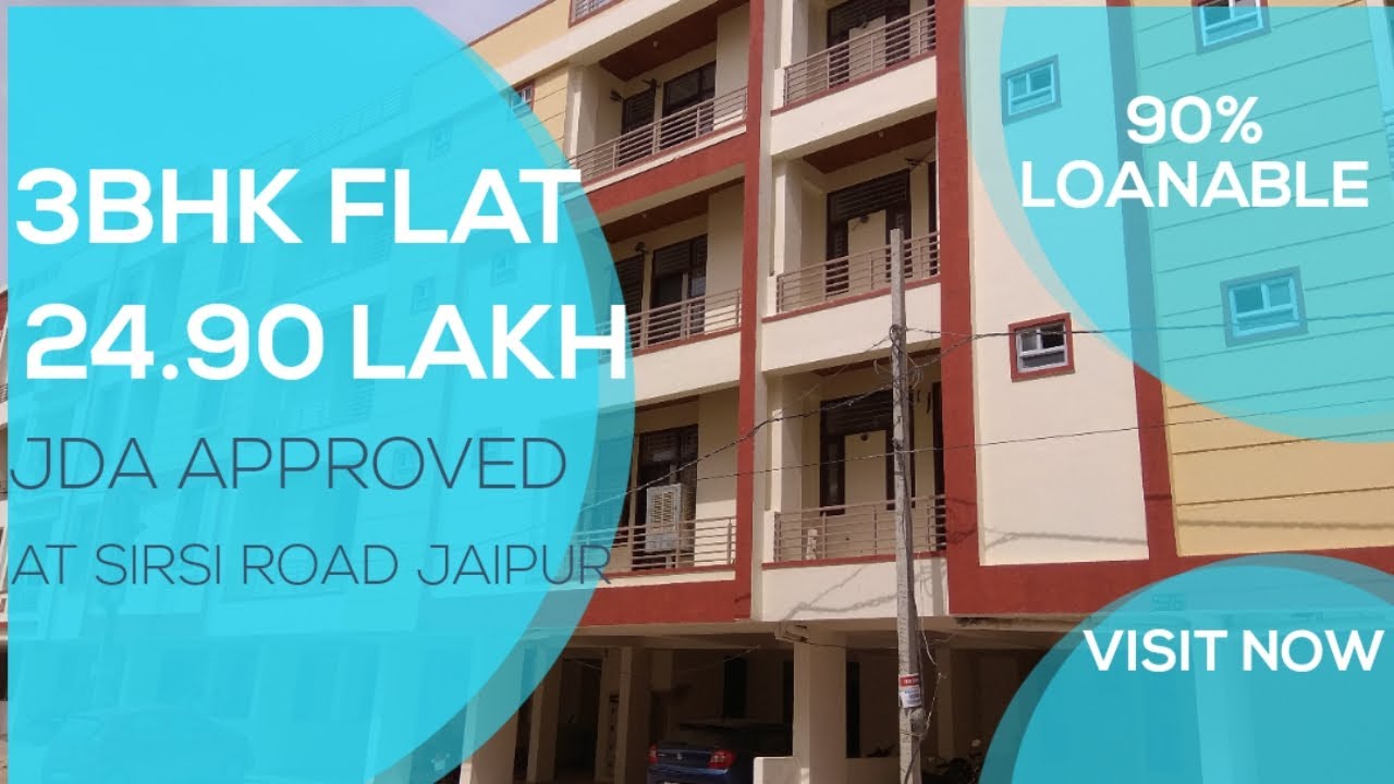 BEAUTIFUL 3BHK FLAT AT SIRSI ROAD JAIPUR FLATS FOR SALE IN JAIPUR HOME TOUR YouTube
