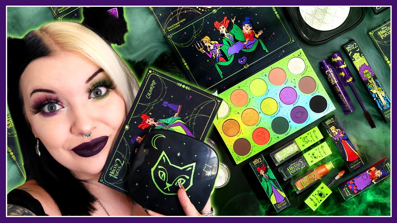 Hocus Pocus 2 x Colourpop All Hallows Eve Collection! First Impressions ...