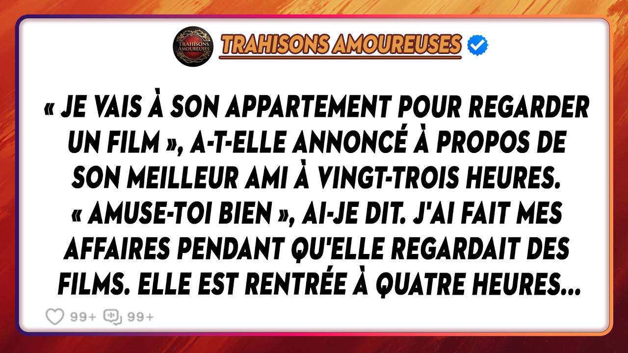 « Je Vais À Son Appartement Pour Regarder Un Film », A-t-elle Annoncé À Propos De Son Meilleur...