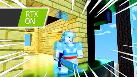 So I Played ROBLOX BEDWARS With RTX Shaders (FULL SHOWCASE INCLUDED)