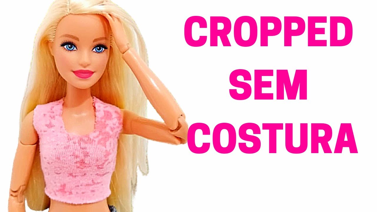 Como Fazer Blusa Para Barbie Fácil, Roupa Para Boneca Fácil de Fazer