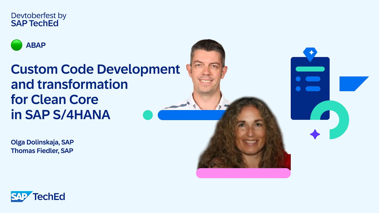 🟢 Custom code development and transformation for Clean Core in SAP S/4HANA