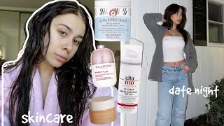 week in my life showing my skin care faves