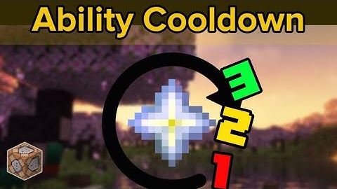 How To Make A Cooldown System In Minecraft Bedrock | Command Tutorial