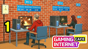Gaming Internet Cafe. Part 1. Gameplay Walkthrough (iOS,Andriod)