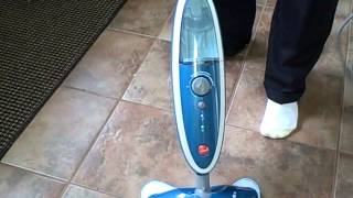 New Hoover twin tank steam mop.AVI