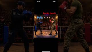 Bordo bereli vs polis kapışması