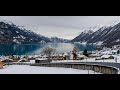 Lago de Brienz, Suiza (en invierno)