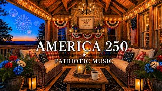 America 250 Patriotic Porch Ambience 🇺🇸 8 Hours Fourth of July Music, Fireworks & Cozy Americana screenshot 3