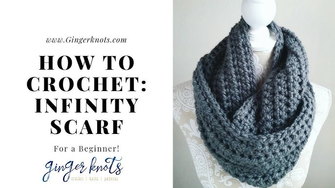 CROCHET: Infinity scarf tutorial