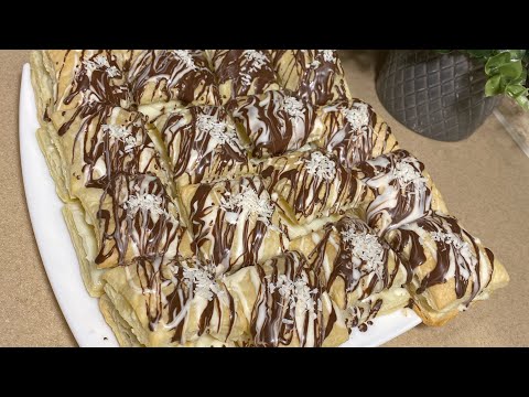 Вкусные и быстрые пирожные😋