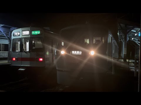 【富山地方鉄道"キャニオンエキスプレス"】寺田駅到着《元,西武ニューレッドアロー》