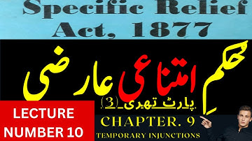 specific relief act | Injunction & Temporary Injunction Stay Order under Specific Relief Act 1877