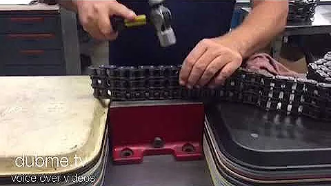 Roller Chain Breaking Using a Punch and Chain Vise - Tsubaki