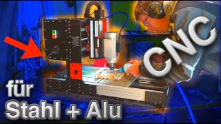 Unglaublich?! Problemlos Stahl und Alu fräsen mit Mini CNC ?!