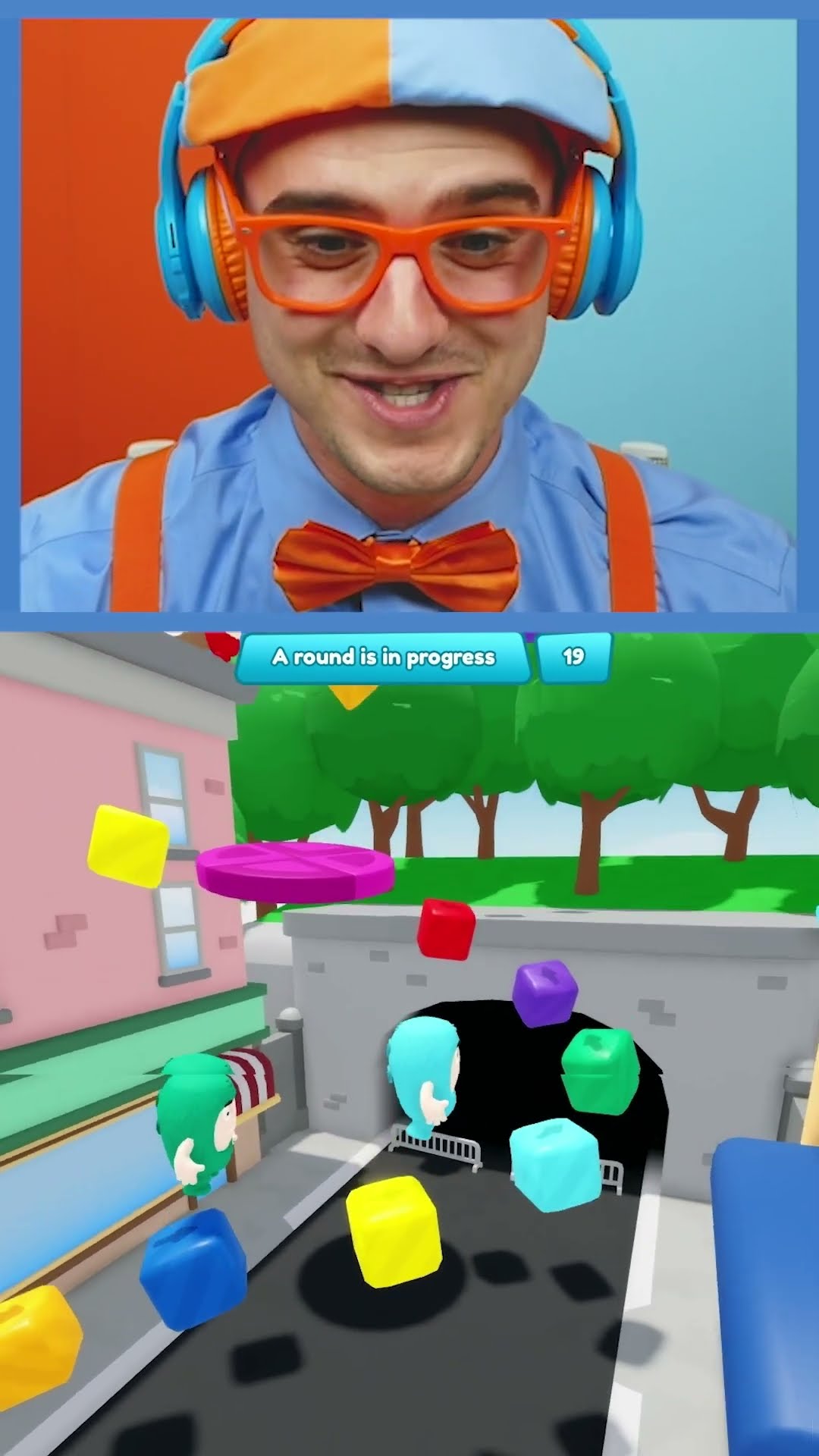 Blippi Tries ROBLOX PARKOUR???