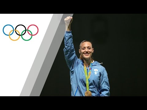 Korakaki wins first gold medal for Greece since 2004
