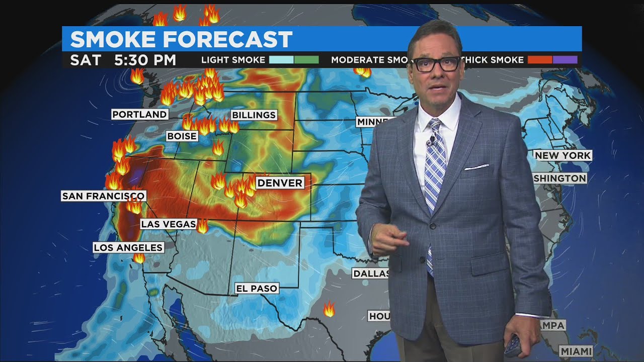 Unhealthy Wildfire Smoke Stays thru Sunday