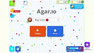 Live 🛑 Agar.io Mobile , I Pad Pro M1, M2 full game play, Party Code, Mod, Macro Agario | Archer Raj screenshot 4