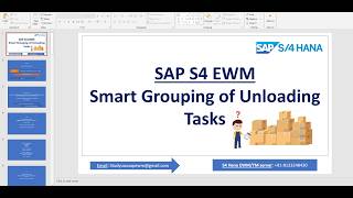 SAP S4 EWM - How WOCR groups Unload tasks for 1 resourse : SMART GROUPING