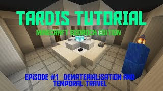 How to Build a working TARDIS in Minecraft Bedrock Edition!