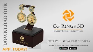 3D Pisces Zodiac Children Earrings video