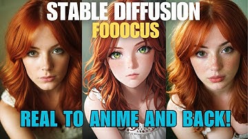 Stable Diffusion - Photo to Anime or Anime to Photo - Fooocus
