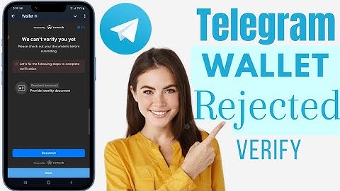 How To Verify Telegram Wallet Rejected | Fix Telegram Wallet Verification Rejected