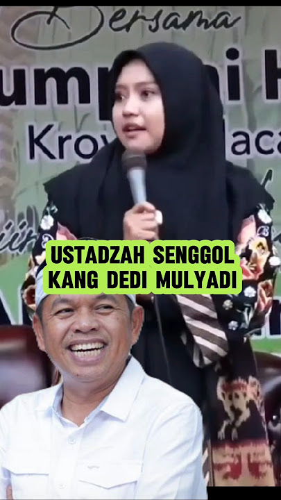 ustadzah mumpuni senggol KDM Dedi Mulyadi, pengajian.