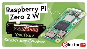 YouTube Subscriber Counter with Raspberry Pi Zero 2W