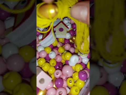 Набір для творчості "Пташки" DJECO DJ09809 з дерев'яними намистинами