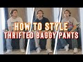 HOW TO STYLE: BAGGY PANTS (Vintage Streetwear Lookbook | Men's Fashion)