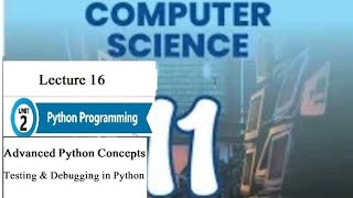 Lecture 16 | Try Except and File Handling in Python | Unit 2: Class 11 Computer Science | PECTAA