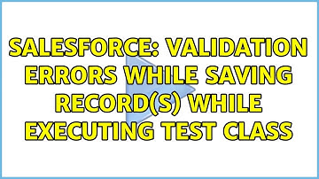 Salesforce: Validation Errors While Saving Record(s) while executing test class