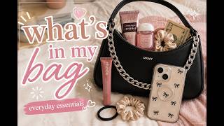 what’s in my bag 🌷 | the everyday essentials I actually use