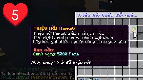 Minecraft HEROMC SKYPLUS #5- Đối Mặt Với Boss KamuiG Và Mình Đã Hit Exp !