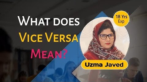 Video Vice Versa Explanation 